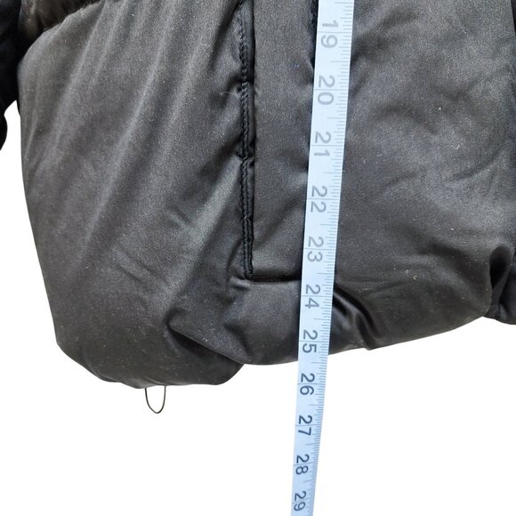 Black Puffer Jacket Size 5X Plus Size Womens Outerwear Warm Cozy Winter Coat - Picture 6 of 10